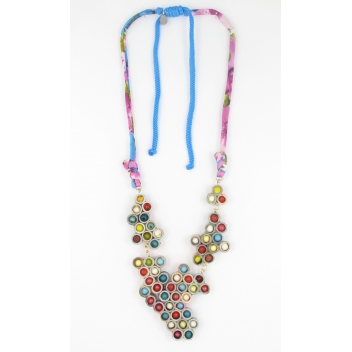 19446 - 3700982203303 - Fanny Fouks - Collier long grappe multicolore - 4