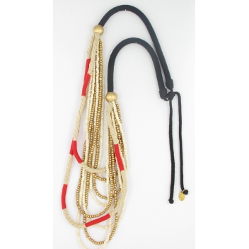 21275 - 3700982203419 - Fanny Fouks - collier long à corde rouge