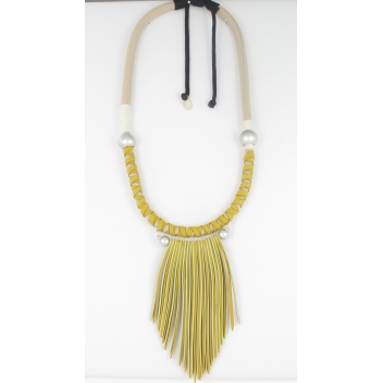 21303 - 3700982203433 - Fanny Fouks - Collier moutarde - 2