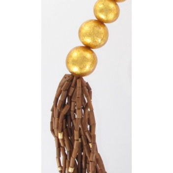 23364 - 3700982203471 - Fanny Fouks - Collier long bois et dorure