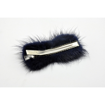 OZ048_BLEU - 3700982207264 - Anne Ghez by Fanny Fooks - Pince fourrure vison Bleu