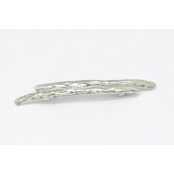 Barrette longue 9 cm Argenté
