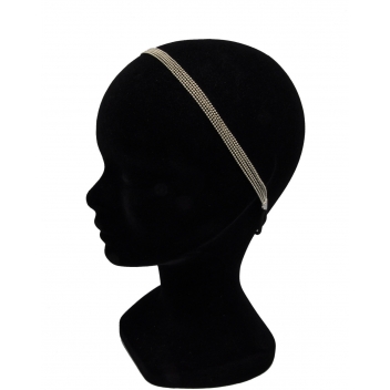 2V412_ARGENT - 3700982213159 - Anne Ghez by Fanny Fooks - Headband élastique multi chaine Argenté - 3