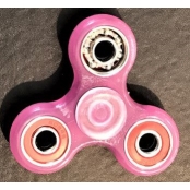 hand Spinner Rose en ABS Phosphorescent