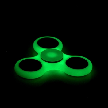 11547_37275B - 3700982217898 - CestMoiLaPlusBelle - hand Spinner Vert en ABS Phosphorescent