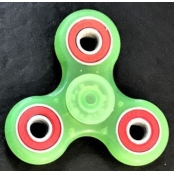 hand Spinner Vert en ABS Phosphorescent