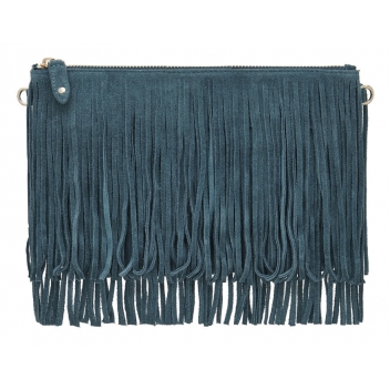 MP457 - 9342015004576 - Mightypurse - Pochette à franges ET chargeur de téléphone Bleu - 3