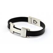 Bracelet Chic H Single Noir M