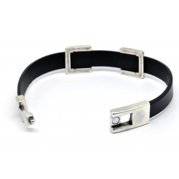 CHS14-noir-M - 3700982208162 - Magnum - Bracelet Chic H Single Noir M - France - 2