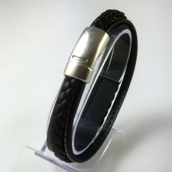 ESEMF18-noir-S - 3700982208247 - Magnum - Bracelet Elitic MultiFil Noir S - France - 3