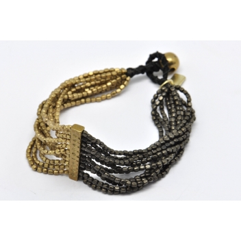 BCD004 - 3700982209251 - Nataraj - Bracelet Patti Bronze et noir