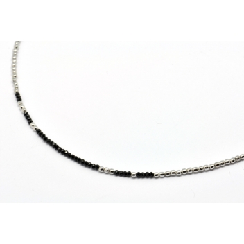 N3M06 - 3700982209466 - Nataraj - Collier argenté et Spinelle - 5