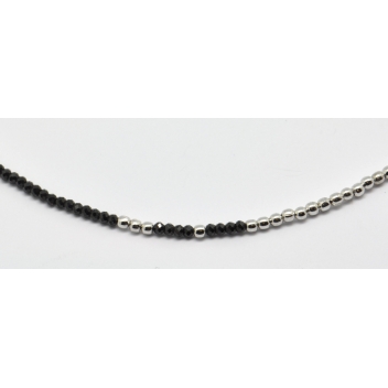N3M06 - 3700982209466 - Nataraj - Collier argenté et Spinelle - 3