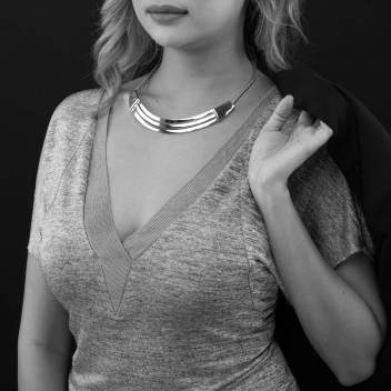 15--28712R - 3700982217447 - Ori Tao - Barbarella : Collier 3 Barres