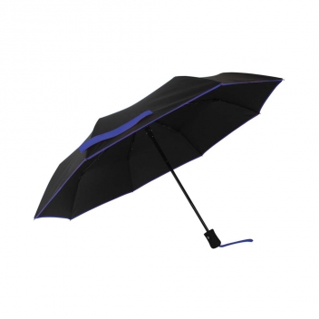 SA1621-BF - 3700982205918 - Smati - Parapluie pliable Ouverture et fermeture auto Bleu foncé - 2