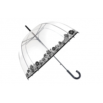 BUL6133 - 3700982206014 - Smati - Parapluie cloche transparent Dentelle - 2