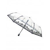 Parapluie pliable transparent Dentelle