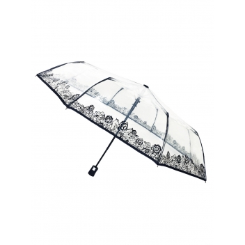BUL9022 - 3700982219205 - Smati - Parapluie pliable transparent Dentelle
