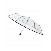 Parapluie pliable transparent