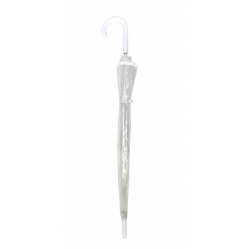 BUL0302 - 3700982219236 - Smati - Parapluie Résistant au vent Transparent Bord blanc