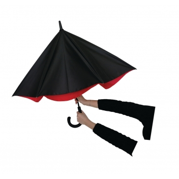 SA339028 - 3700982251564 - Smati - Parapluie deux places Rouge 130 cm ultra résistant au vent - 5