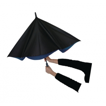 SA33790 - 3700982251571 - Smati - Parapluie deux places Bleu 130 cm ultra résistant au vent - 3