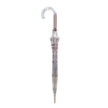 BUL6060 - 3700982251595 - Smati - Parapluie cloche transparent pois cruivrés