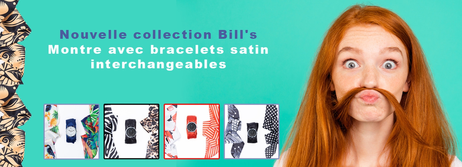 Montre silicone Bill\'s watches
