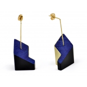 Boucles d\'oreille medium Bleu