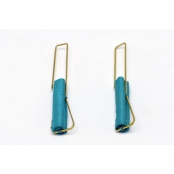 Boucles d'oreille turquoise