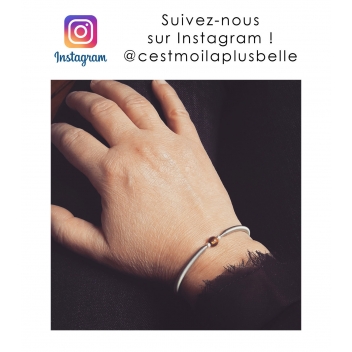 13040849 - 3700982249653 - Collection CMLPB - Bracelet ressort Acier et Ambre - 3