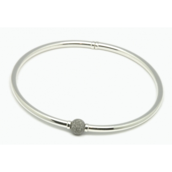 13040691 - 3700982249677 - Collection CMLPB - Bracelet rigide avec coeur ressort - 2