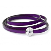 Bracelet 3 tours Voltes Violet