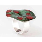 Bague Sira Red moon (2cm)