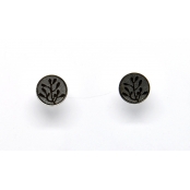 Boucles d'oreille Turis Feuillage (1 cm)