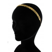 Gypsy: headband chaine Or et métal doré à l'or fin