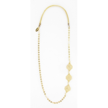 HB13FW15 - 3700982204362 - Les Dissonances - Boho : headband élastic rosaces Doré à l'or fin - France - 2