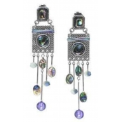 Stella : Boucles d\'oreille top rectangulaire