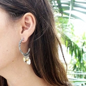 Carlota : Boucles d'oreille créoles