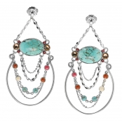 Shaggi : Boucles d\'oreille XL en U suspendu