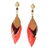Lys : Boucles d\'oreille simples