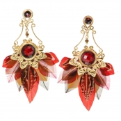 Lys : Boucles d\'oreille Poussoir XL