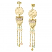 Mylena : Boucles d'oreille Poussoir top boule