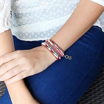 13--62525 - 3663483007446 - Franck Herval - Anoush : Bracelet perles tissées