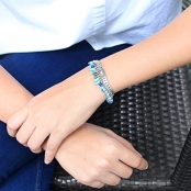 Océane : Bracelet multipampilles