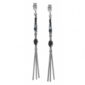 Garance : Longues Boucles d\'oreille 3 tiges courtes