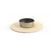 Bougeoir en bois Rond Ø 9 cm