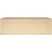 Boite coffret en bois 27 x 20.3 H 8.3 Cm