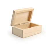 Boite coffret en bois - Bijoux 165x110x75mm