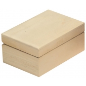 Boite coffret en bois - Bijoux 165x110x75mm